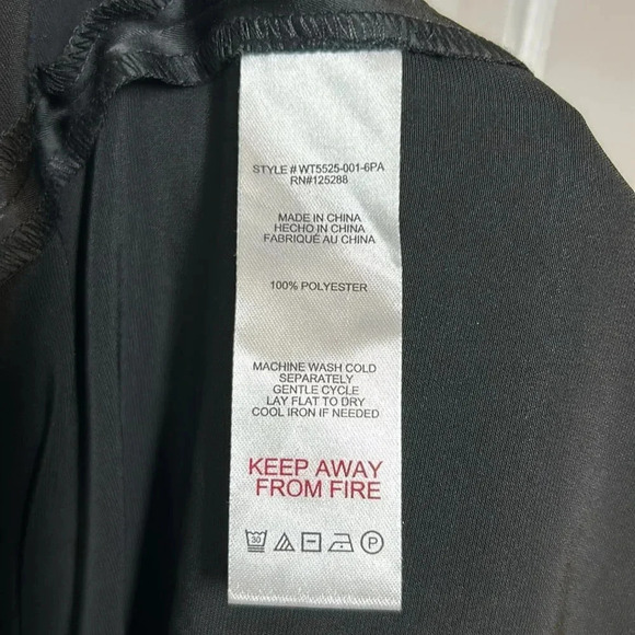 Jason Wu Black Satin Ruched Tie Strap Midi Dress Size medium NWT MSRP $310 - Picture 6 of 8